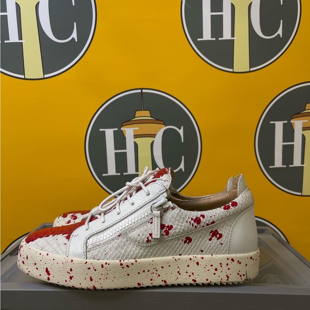 Giuseppe Zanotti Low-Top Leather Splash